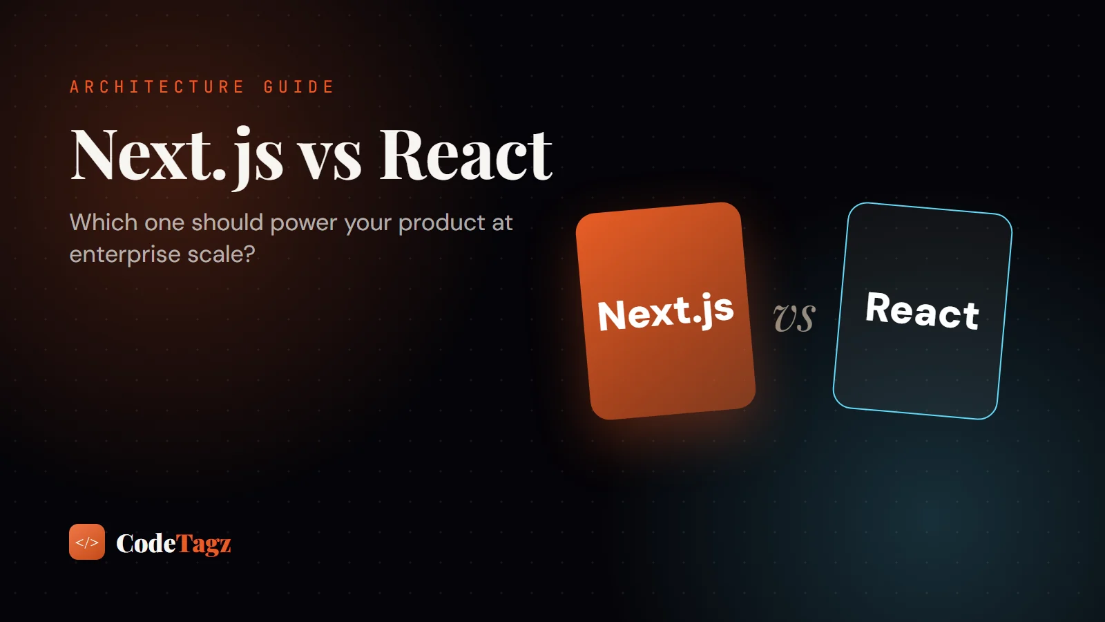 Next.js vs. React: A Business and Technical Architecture Guide for Modern Enterprise Scale